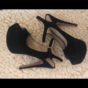 Prada platform heels